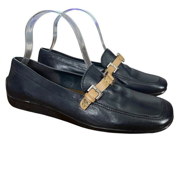 Enzo Angiolini Helene Womens Navy Square Toe Preppy Acedemia Flats Shoes 7 - Picture 1 of 16